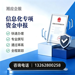 运城信息化专项资金申报服务