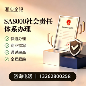 运城SA8000社会责任体系认证服务